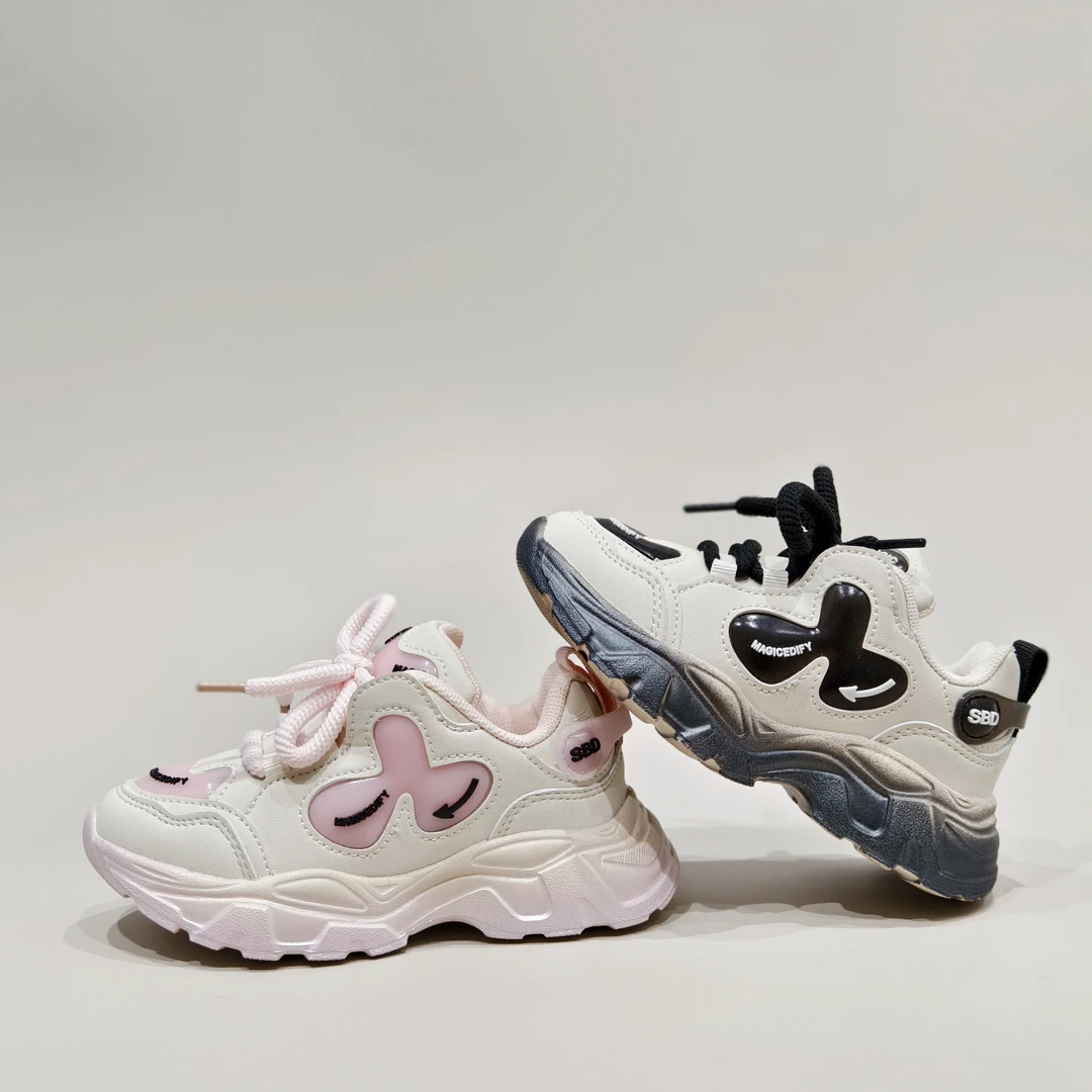 运动鞋中性男儿童女童亮灯老爹鞋防滑跑步鞋球鞋休闲鞋时尚透气