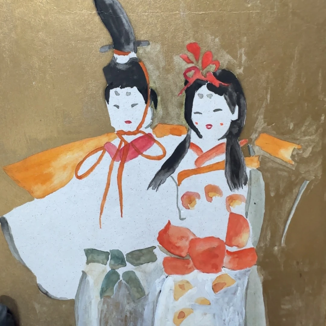 小***鹿版画285手绘作品欣赏