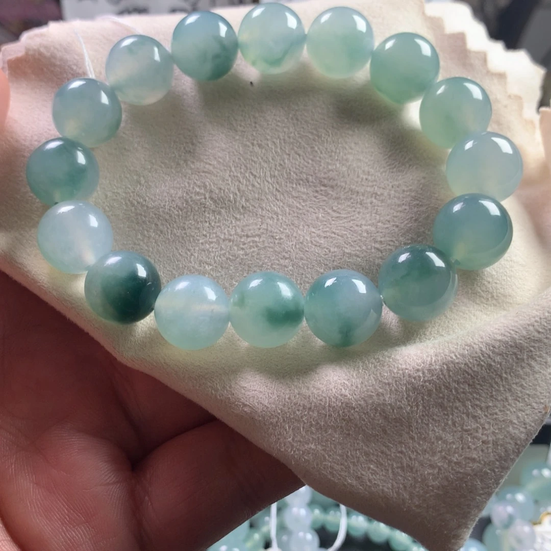 定制翡翠未镶嵌卡13.4 16颗