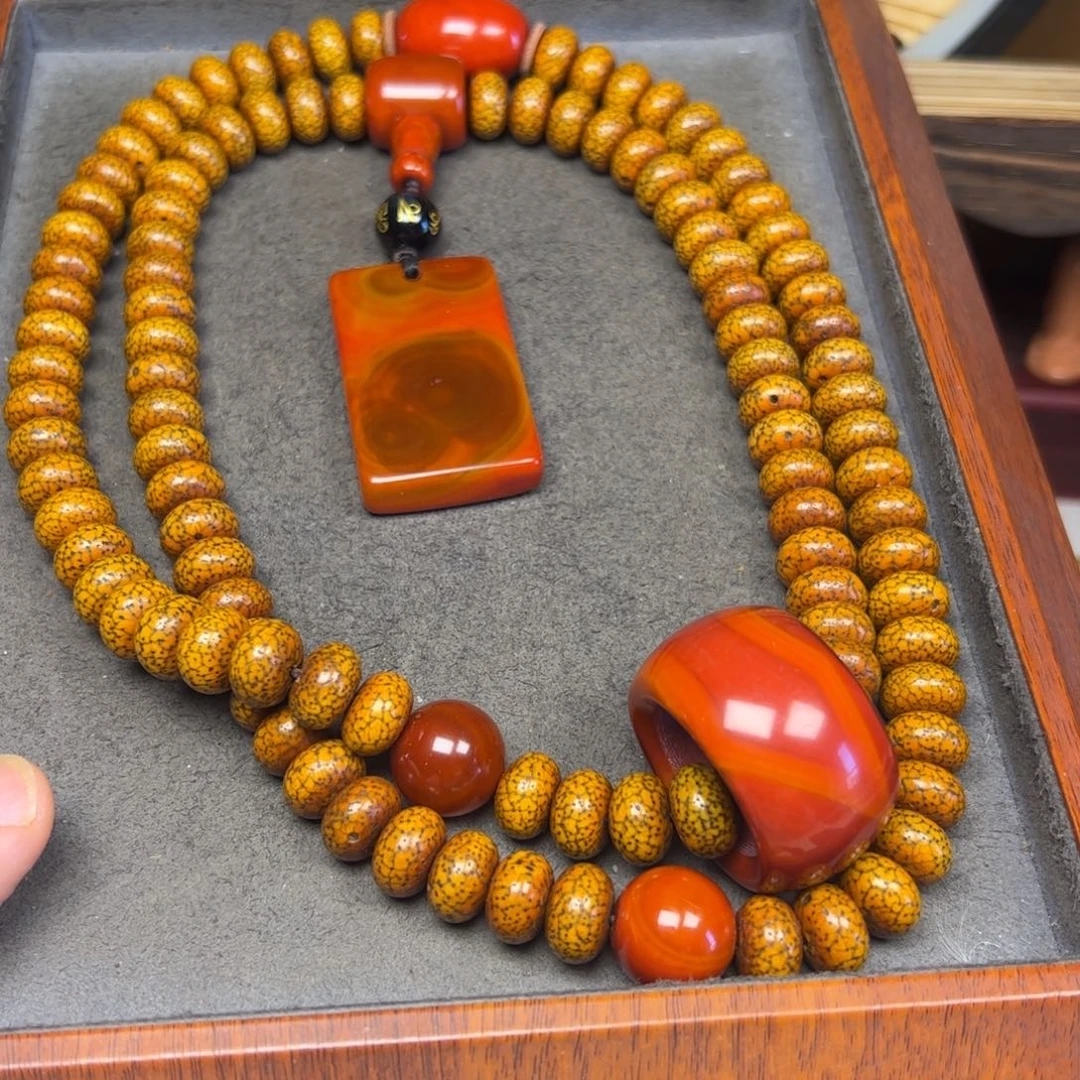 星月菩提吊坠雨***城菩提