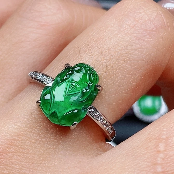 翡翠戒指未镶嵌戒指