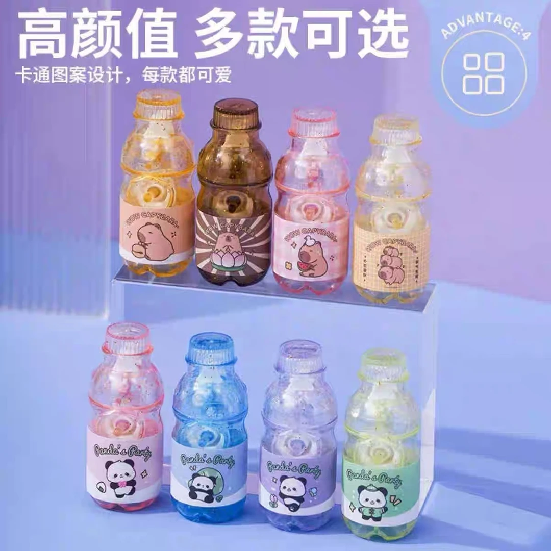积爱可乐瓶点点胶文创点点胶透明双面胶适合手工diy*