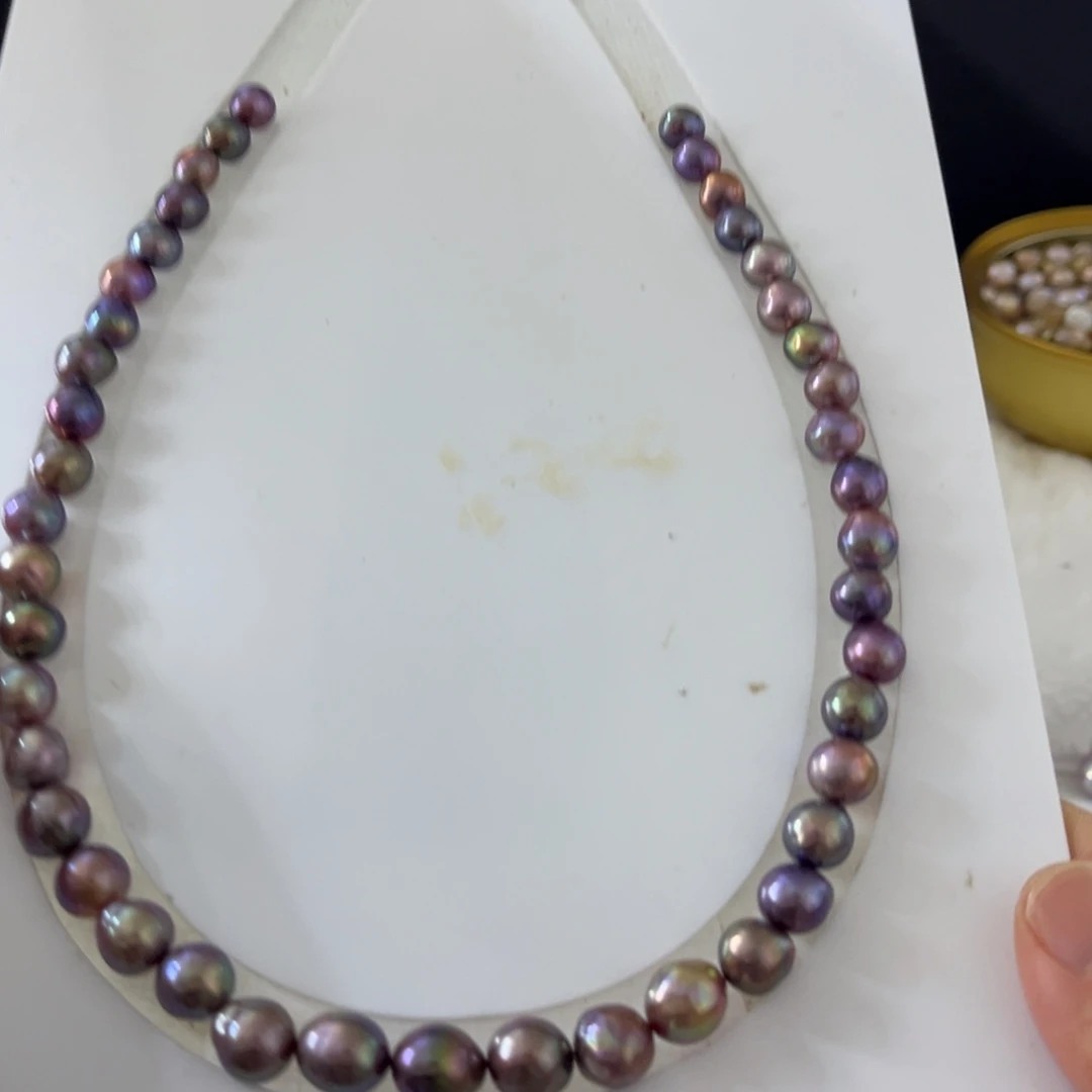 淡水珍珠手绳银S925镶嵌