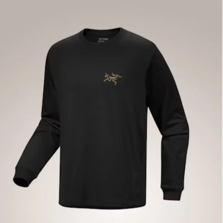 【加拿大直发】【厚款/男士】25新款始祖鸟Kragg 棉质长袖T恤镭射鸟标