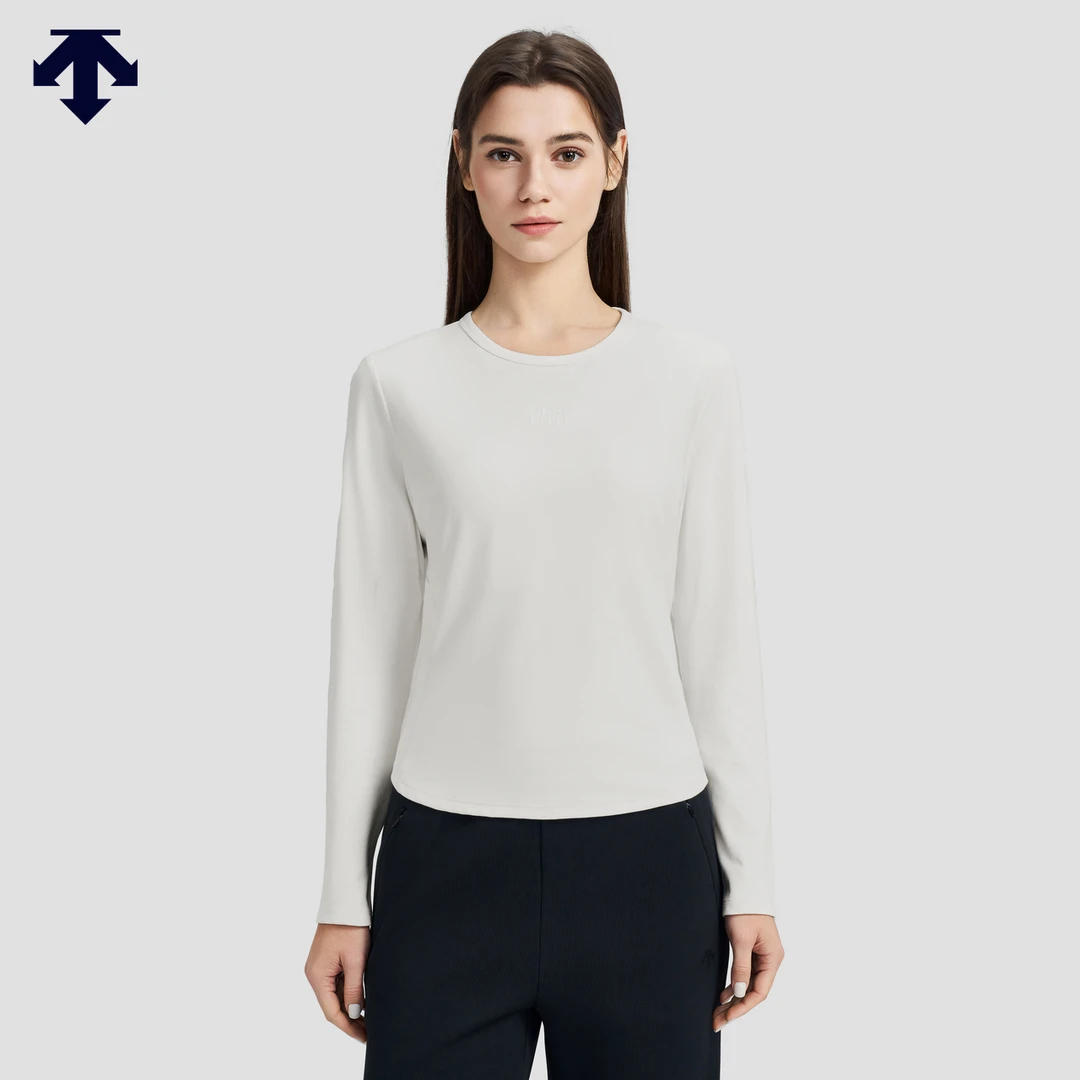 DESCENTE迪桑特WOMEN’S STUDIO系列女士圆领长袖针织衫D5132GTL30