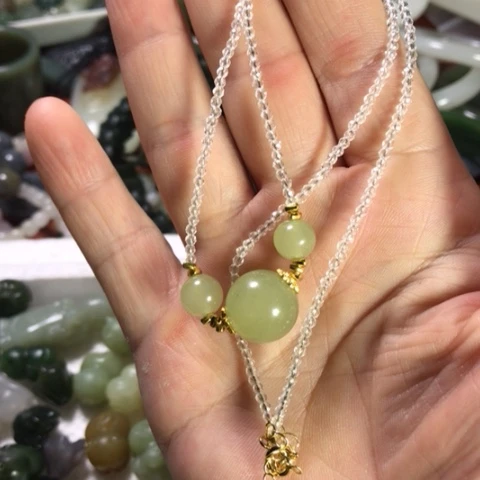 未镶嵌和田玉（糖玉）珠宝半成品