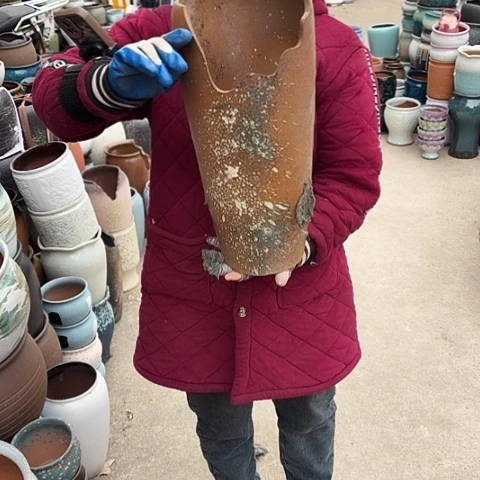 口17高43瑕疵盆子