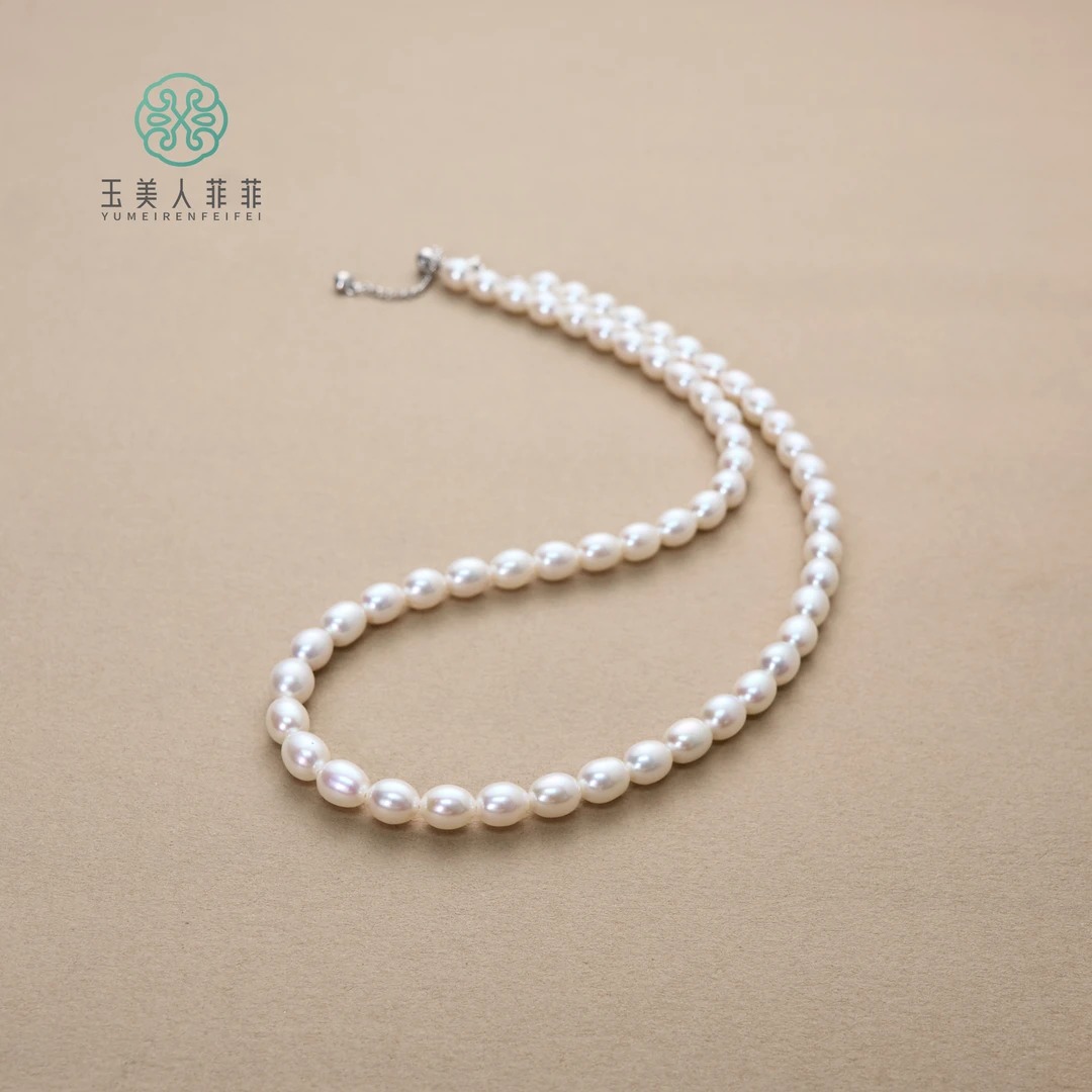 石惑珠宝^珍珠项链约5mm-多样性发一