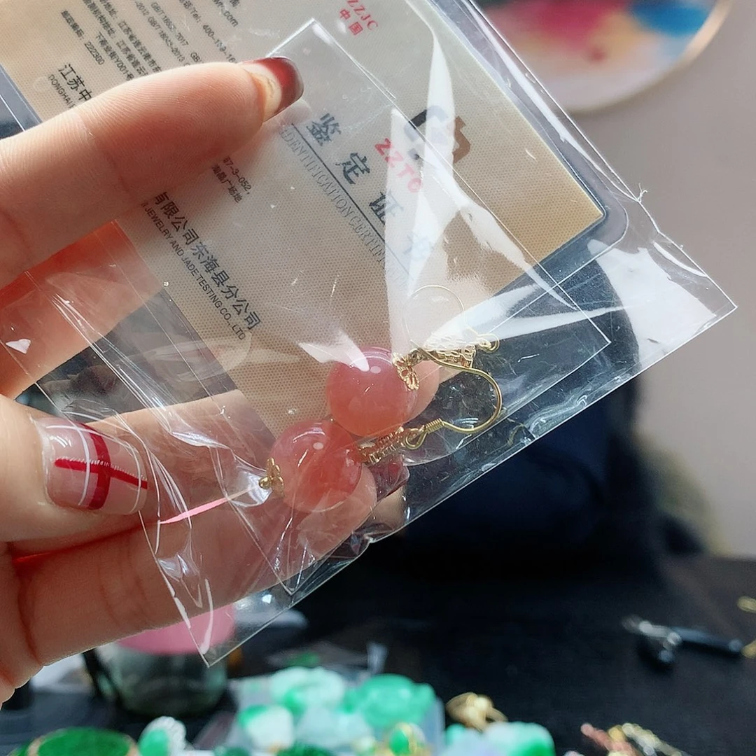 【闪购商品】翡翠耳饰未镶嵌，