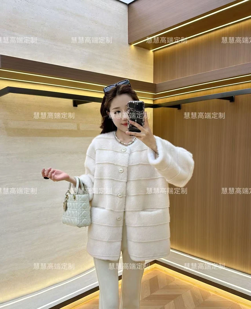 【慧慧】2025新款时尚百搭原创设计师新款 轻奢外套 25366