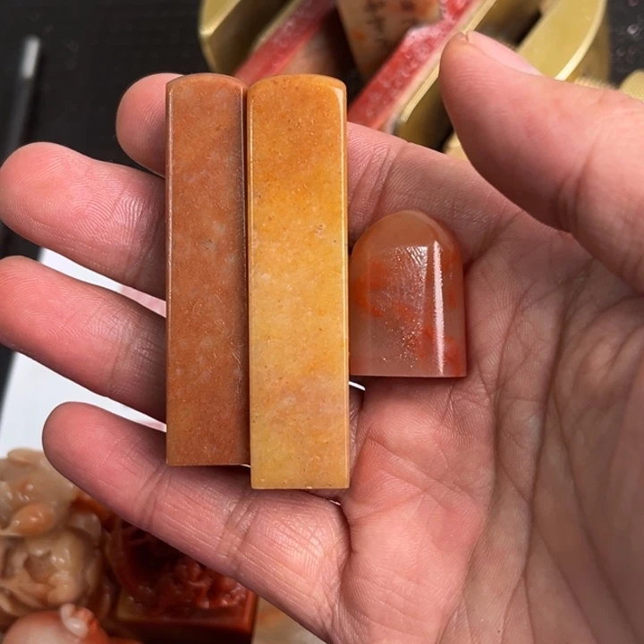 楚***栋印石寿山石现场纯手工定制制作精美