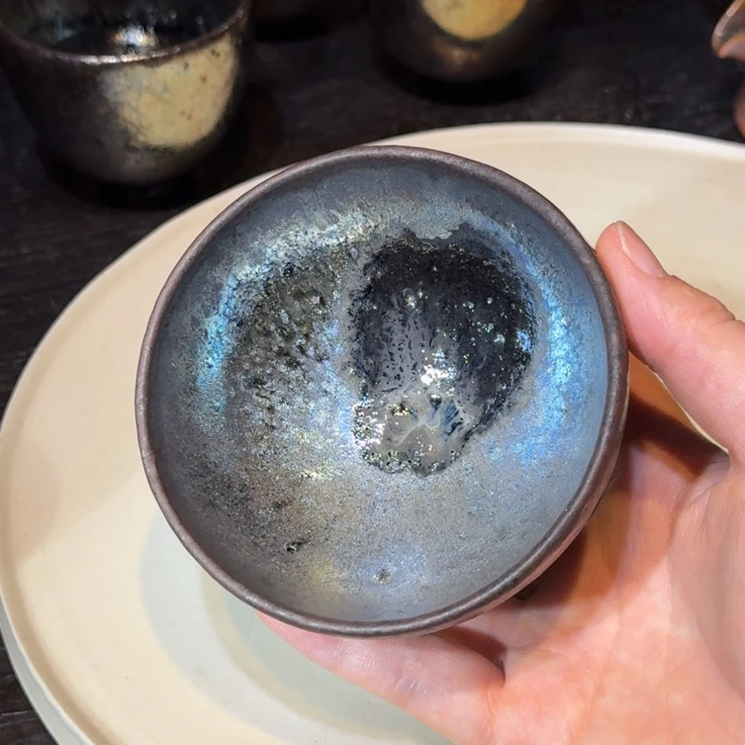 柴窑无釉裸烧主人杯标本杯no退no换介意慎拍