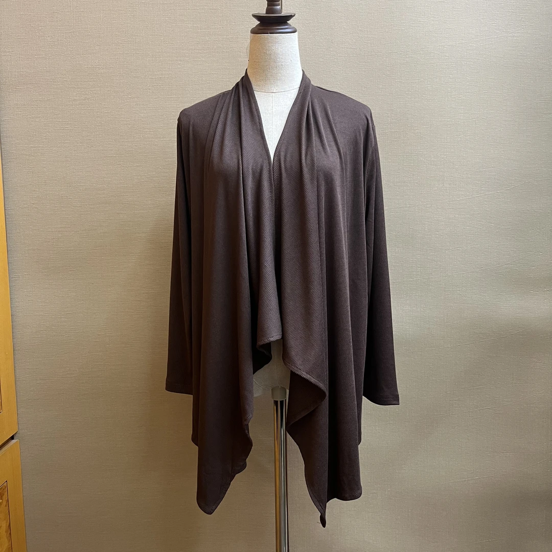 7302新之峰女士休闲秋季女百搭时尚设计师纯色外搭外套