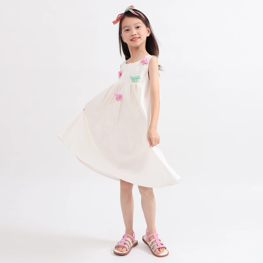 muakids2025新款女童连衣裙儿童洋气公主裙