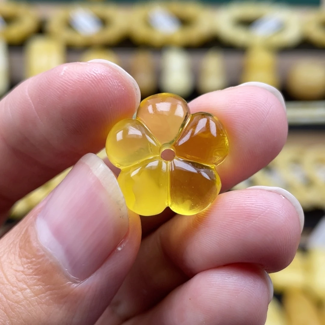 琥珀裸石未镶嵌琥珀蜜蜡