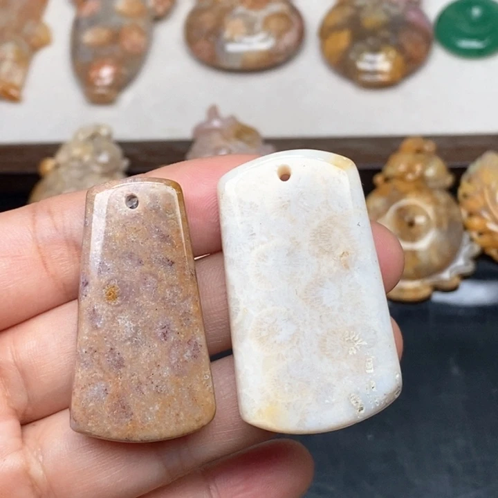 硅化珊瑚（珊瑚玉）手镯未镶嵌