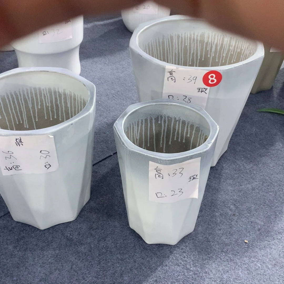 高温陶瓷花盆微瑕