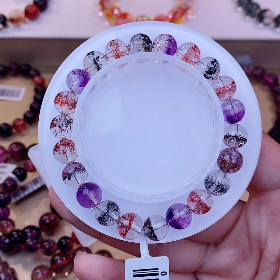 未镶嵌手链水晶毒液超七8mm+