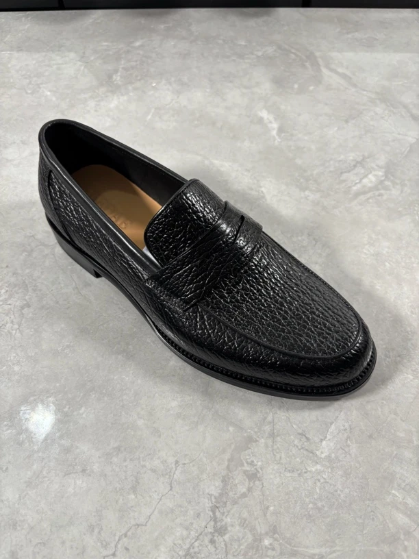 鲨鱼乐福鞋  断码高货真皮手工男鞋商务鞋休闲百搭