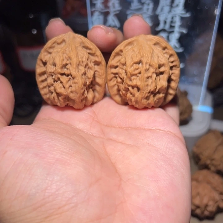 吊坠文玩核桃37野狼练手对全品