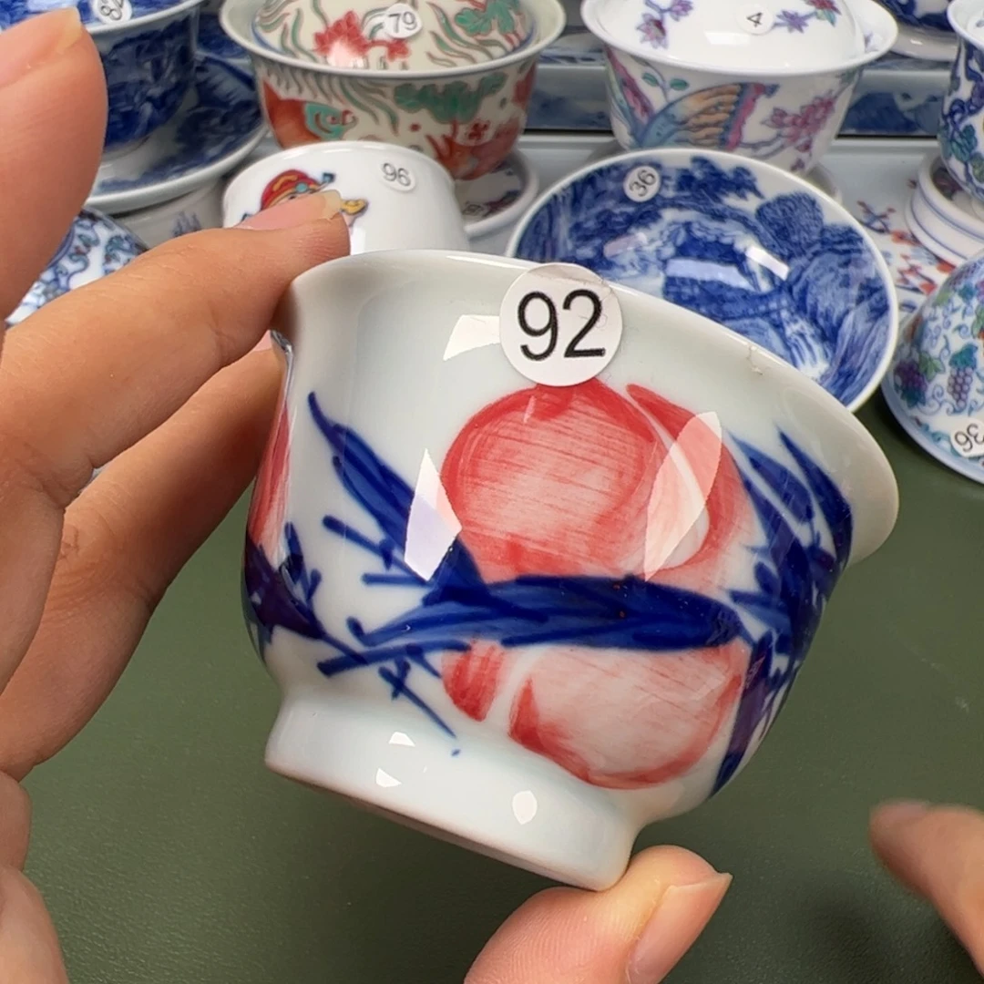 陶瓷景德镇纯手工纯手绘茶具木木92