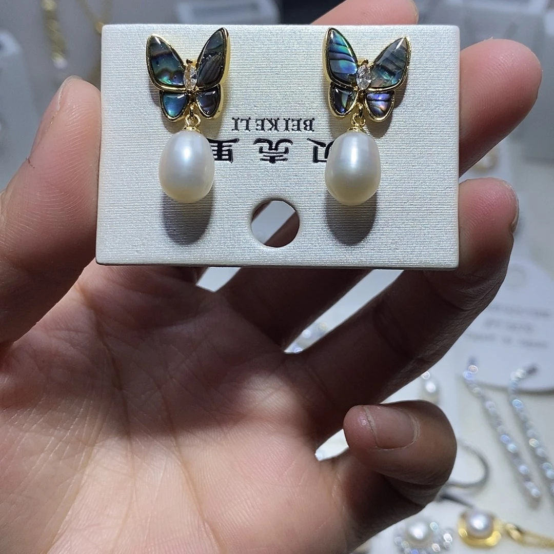 耳饰未镶嵌淡水珍珠