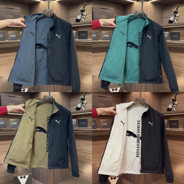 春秋双面服夹克休闲百搭修身新款外套773