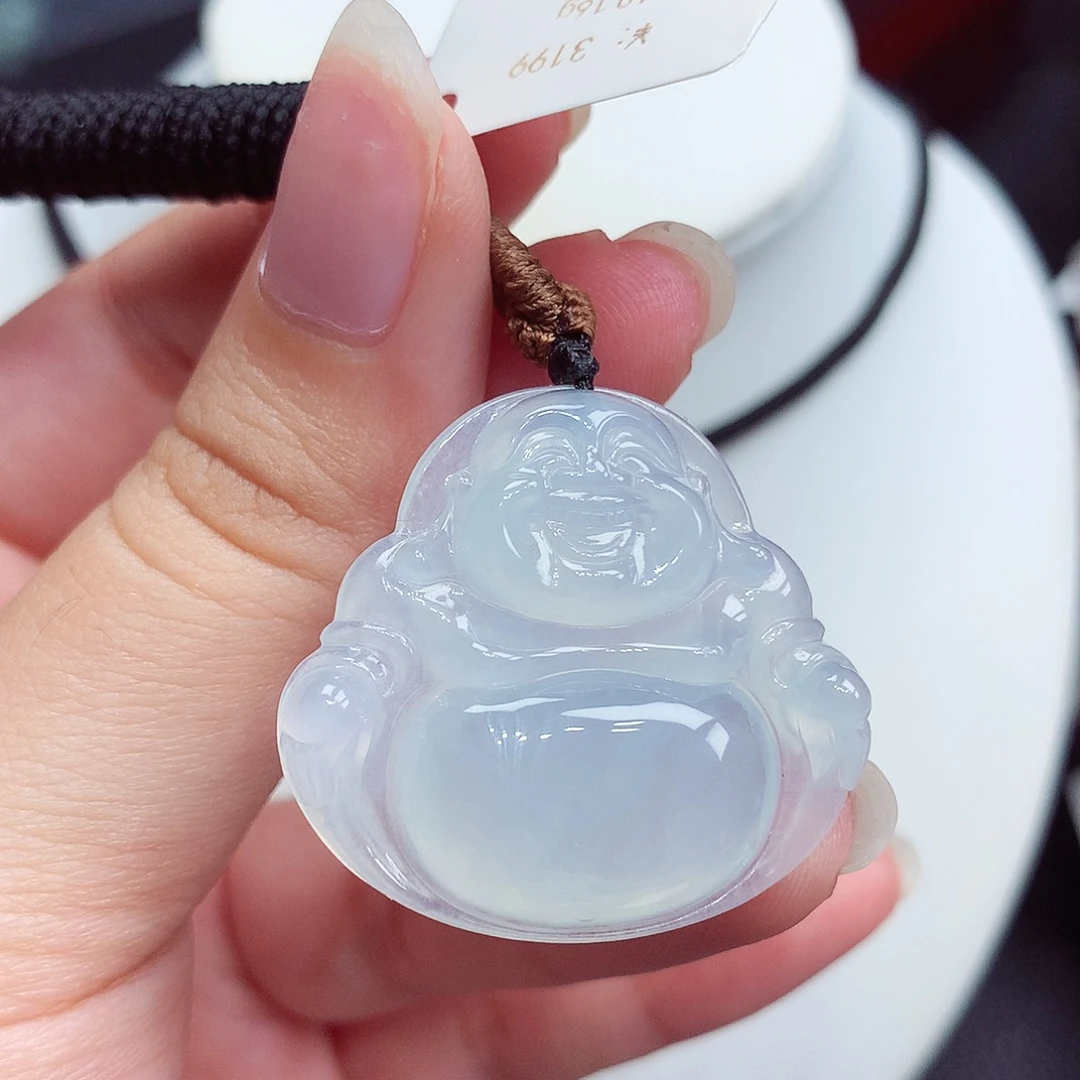 翡翠未镶嵌颈饰翡翠49，29.6/32/6