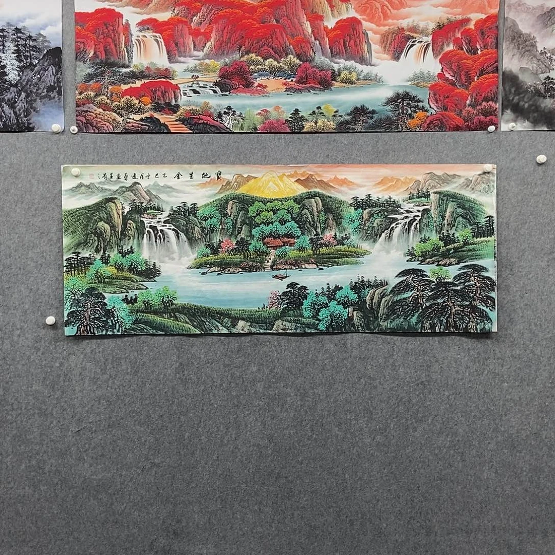 国画小六尺山水一幅