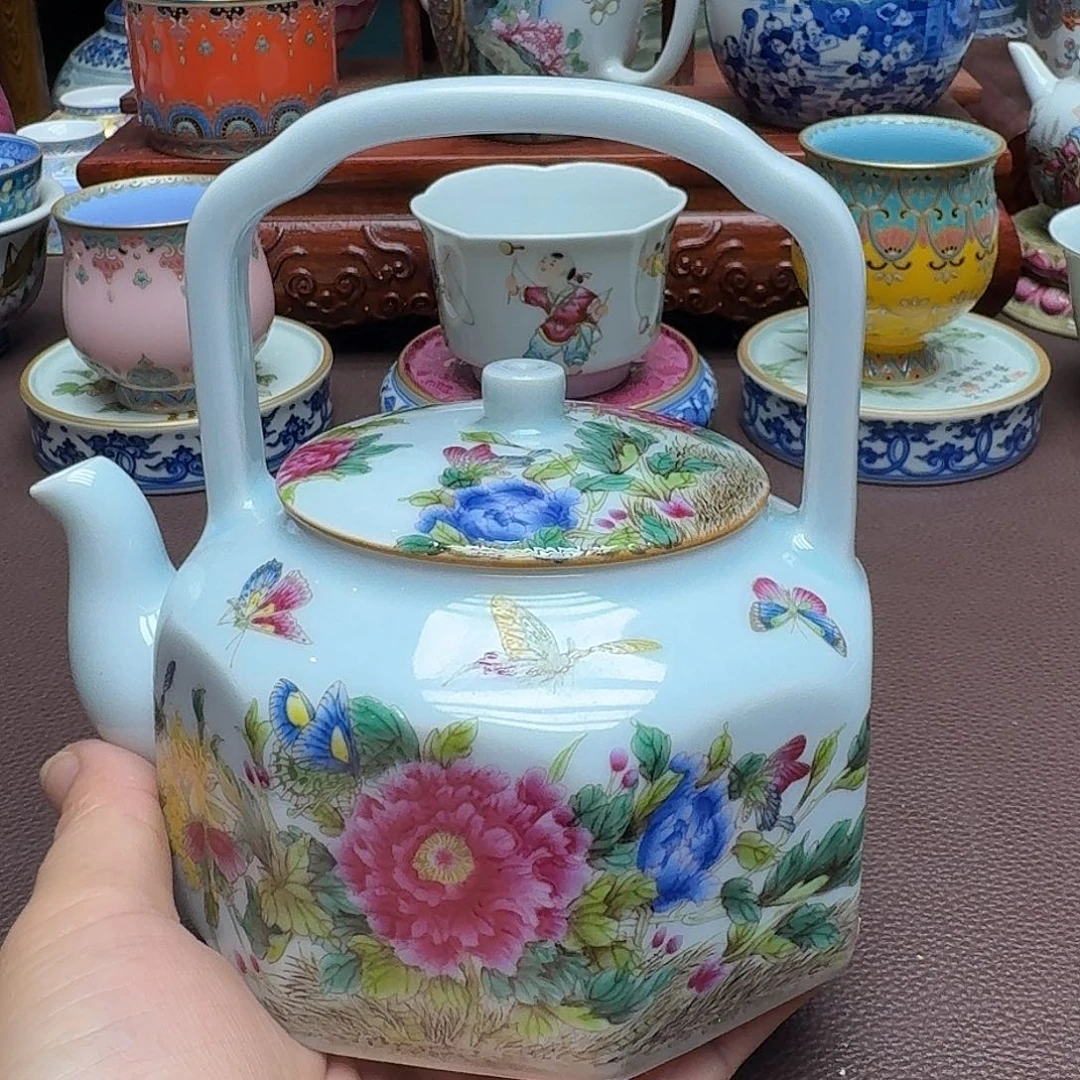 瓷片景德镇仿古手工制作精品展示
