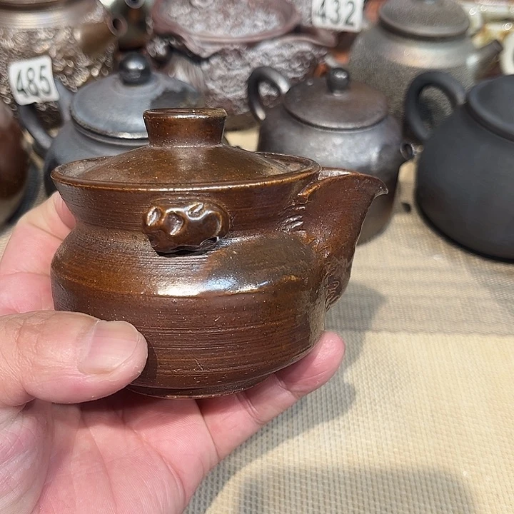 陶火器柴烧素烧496