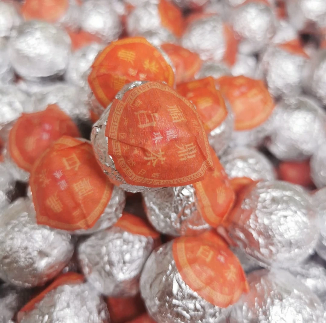 福鼎白茶寿眉金奖龙珠茶10颗装