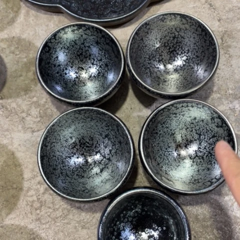 用***6茶盏建阳建盏油滴钵钵