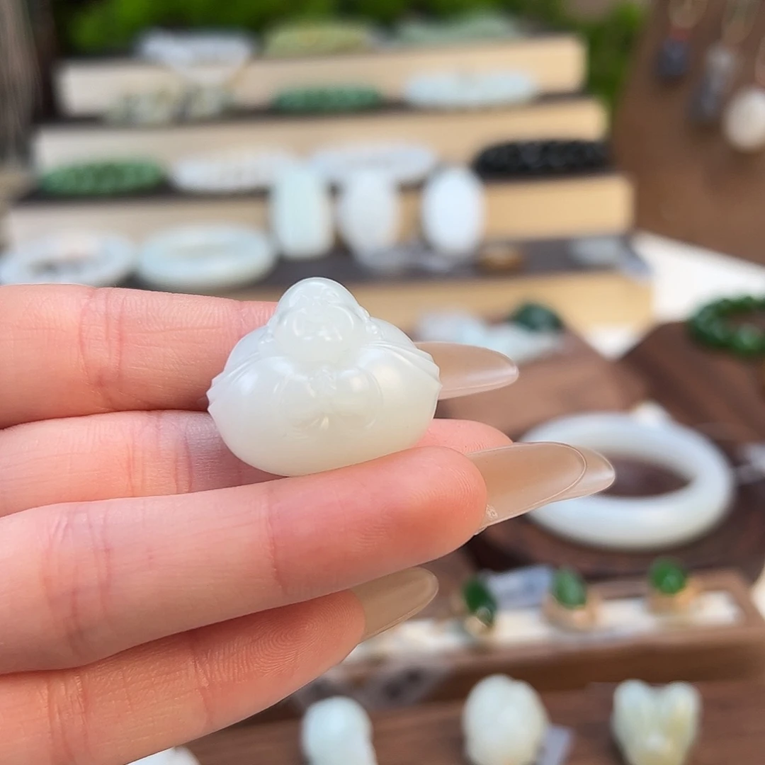 和田玉（糖玉）未镶嵌颈饰19g