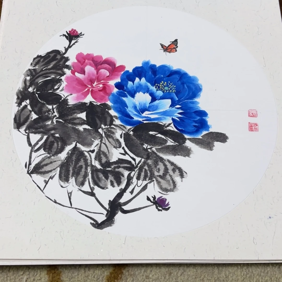 国画38-38卡纸作品艺