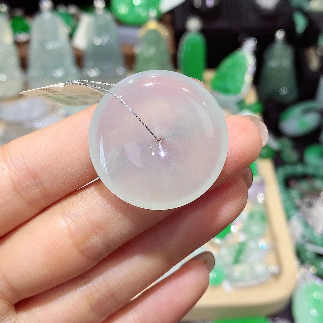 颈饰未镶嵌翡翠扣子
