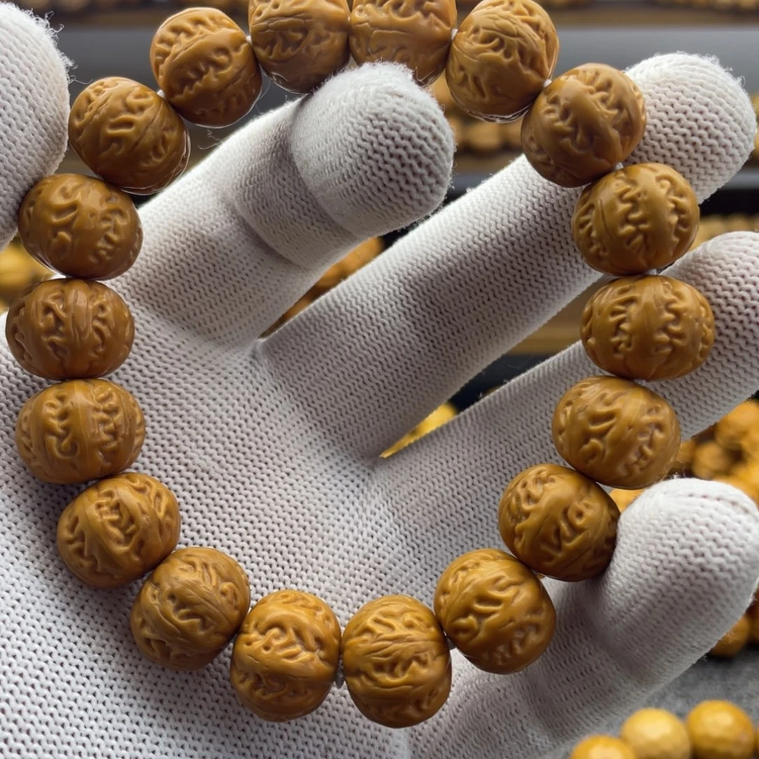 猴头核桃手串大京巴棱