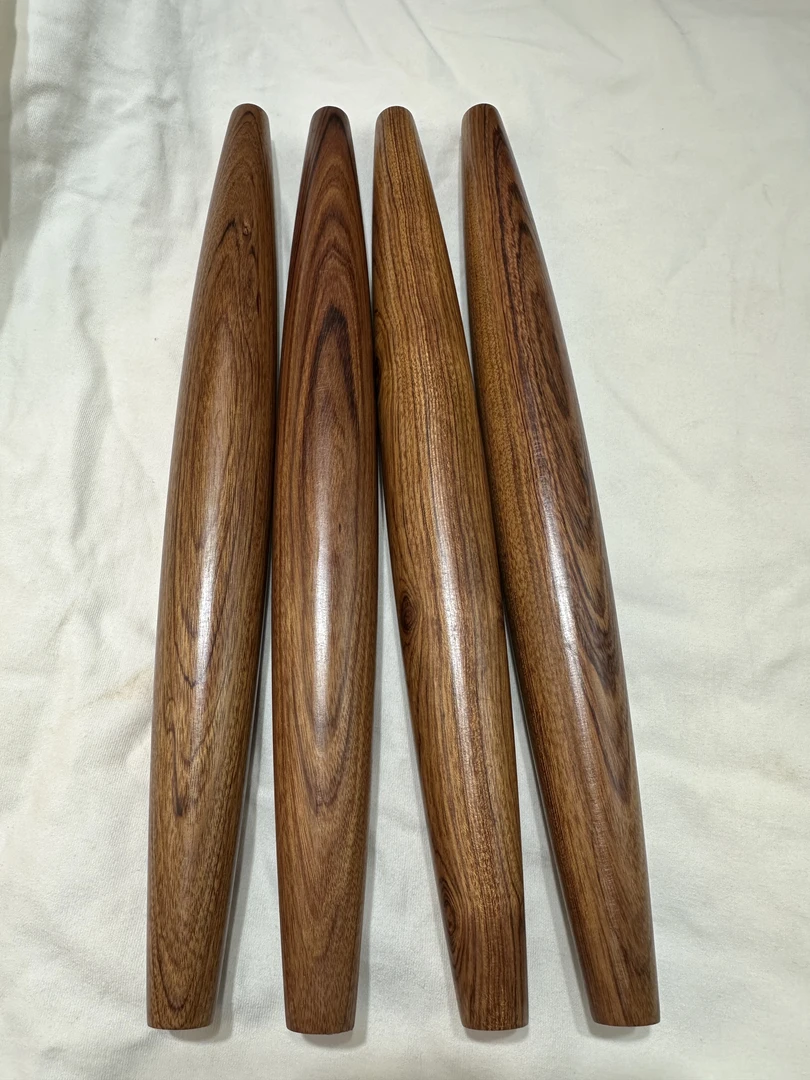 沙漠铁擀面杖尖头鱼肚擀面杖中式不粘走锤赶面滚轴厨房用辅食