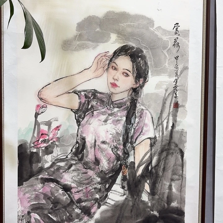 国画亲笔手绘放心去藏