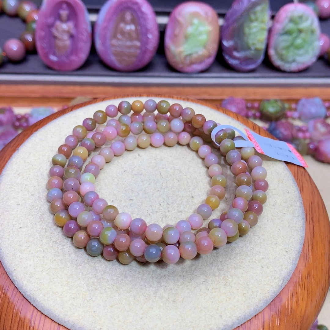 玛瑙手链未镶嵌盐源