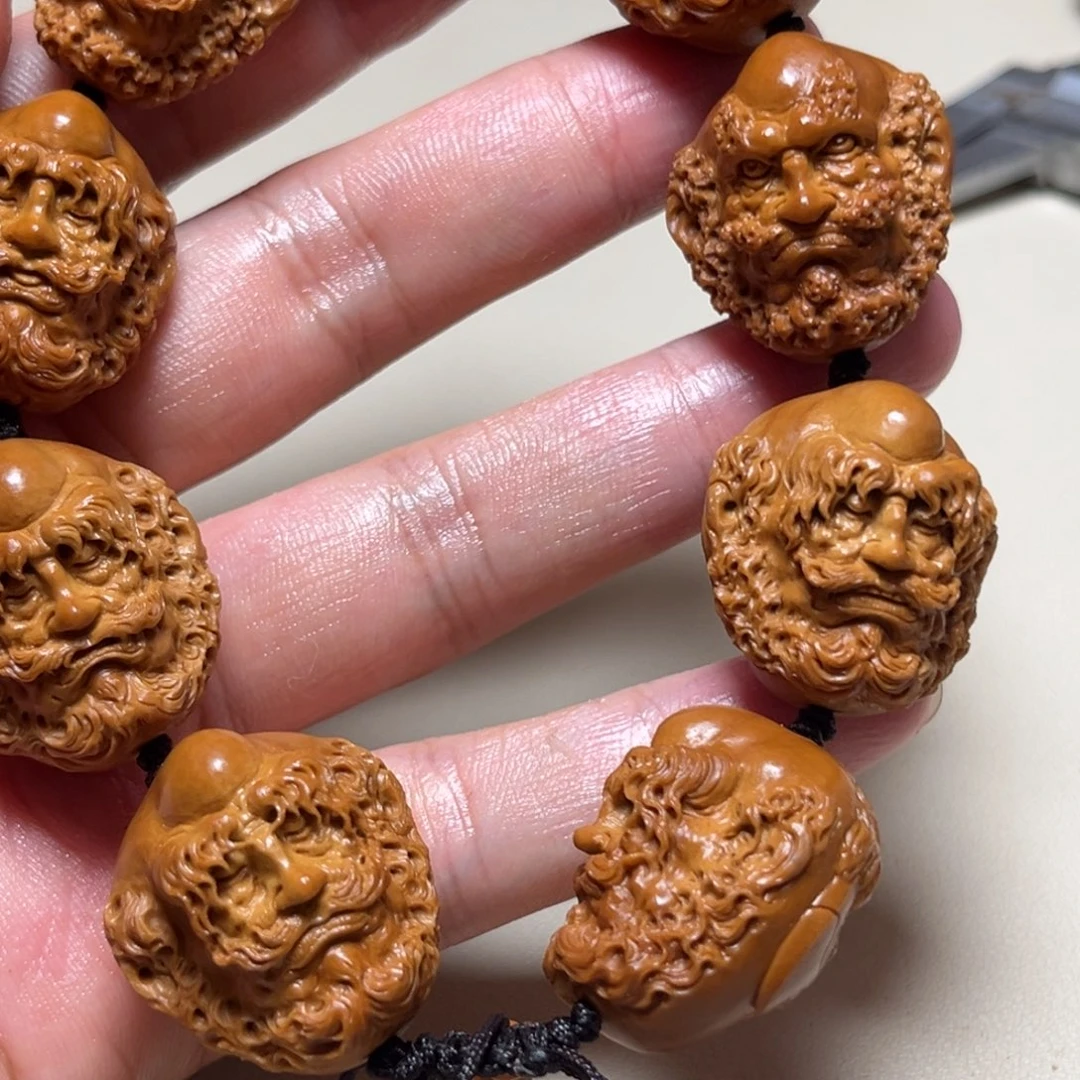 冰***哥橄榄核手串橄榄核