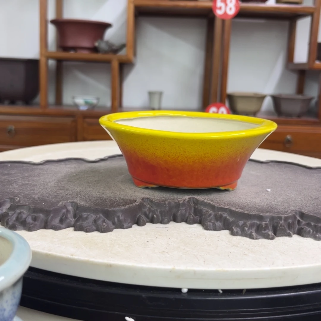 紫砂花盆瑕疵走形5.5-15.5