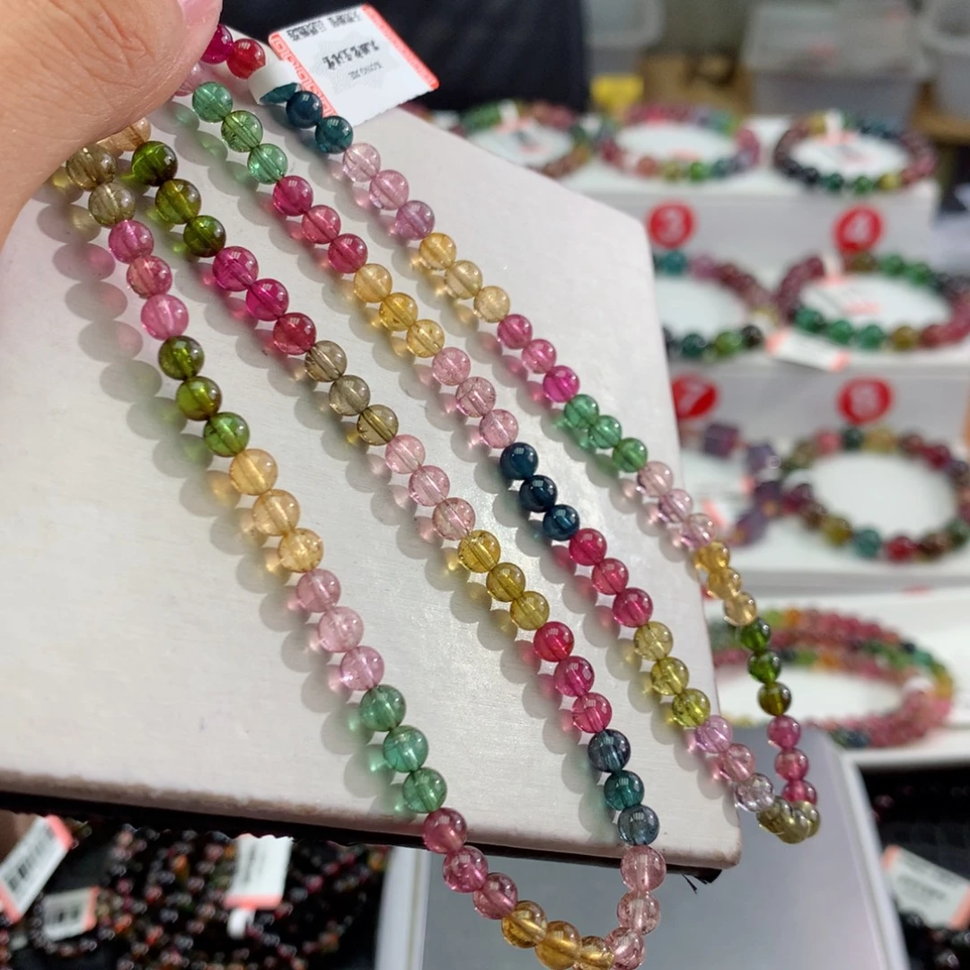 小***桃碧玺未镶嵌手链