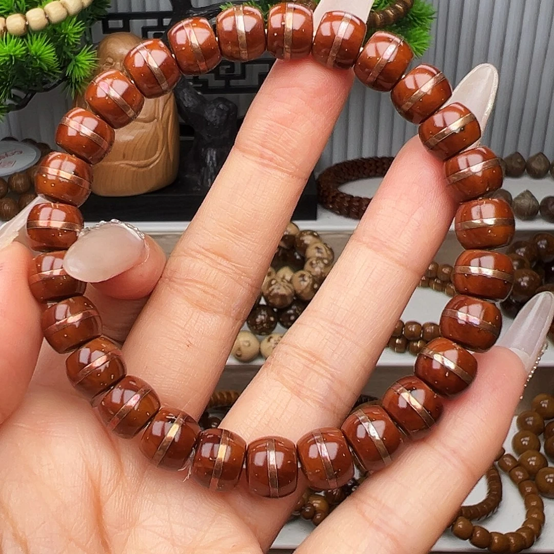 手串紫金鼠卡9红皮一线天