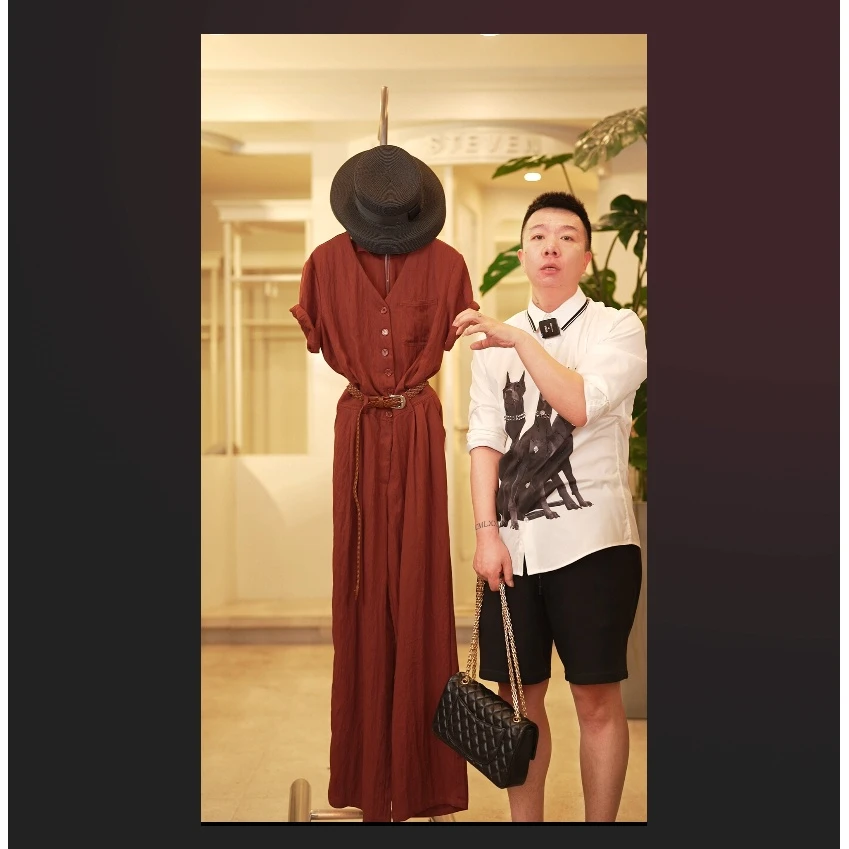 2025文哥工作室新款女装连体裤MX-6098