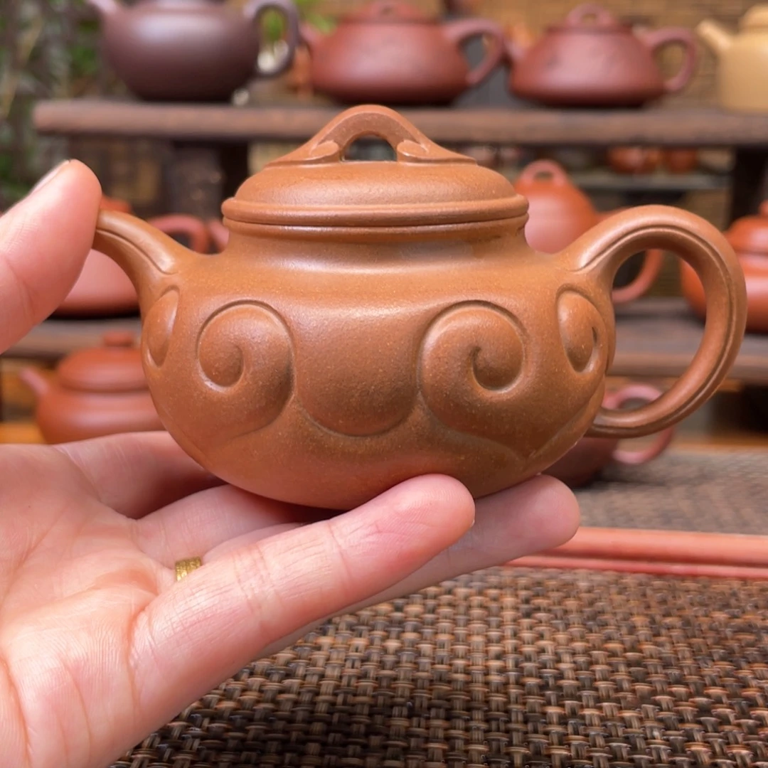 茶壶紫砂宜兴原矿紫砂手工制150