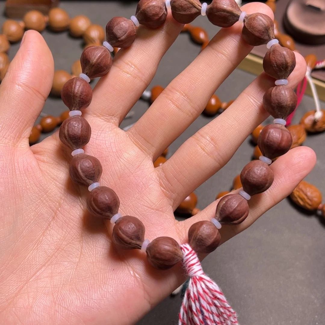 橄榄核手串/手链1.3紫皮蜜桃