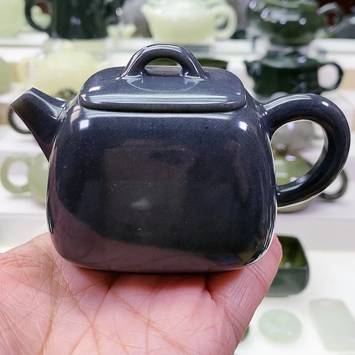 未镶嵌和田玉挂件茶壶170m l
