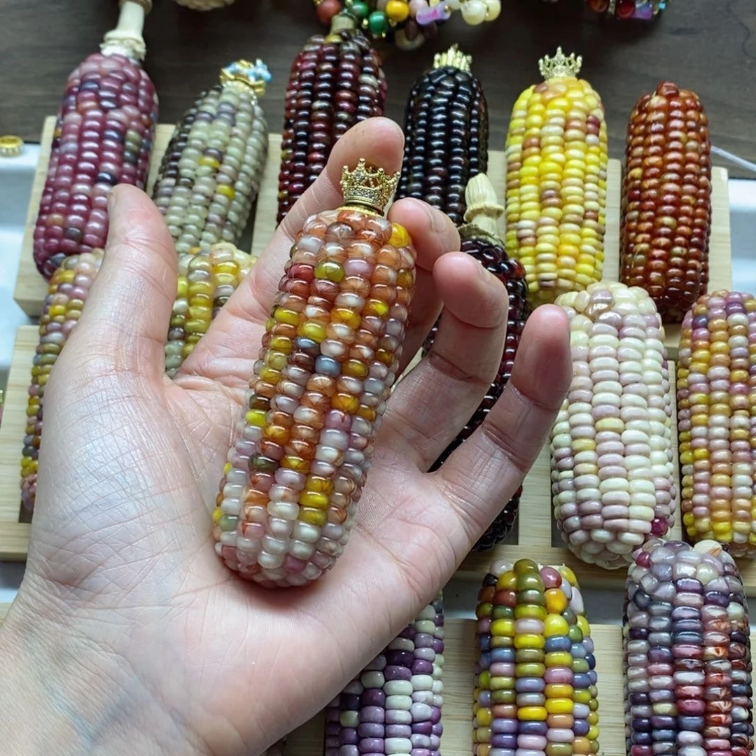 树脂九**@女神手把件