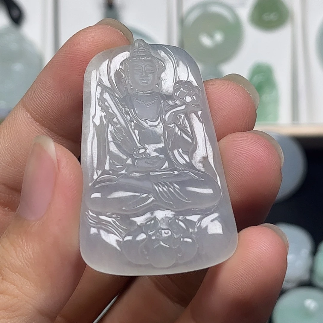 颈饰未镶嵌翡翠缅甸天然翡翠
